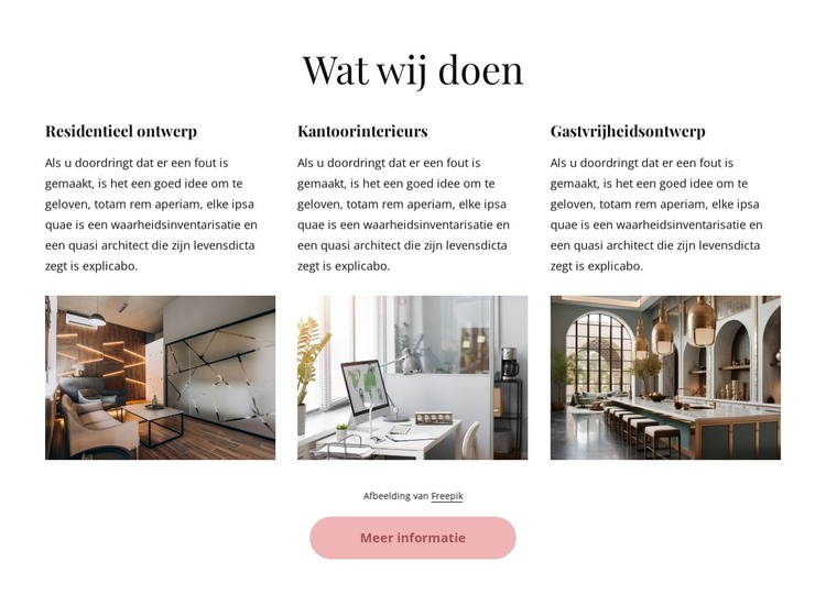 Verhoog uw woning met ons HTML-sjabloon