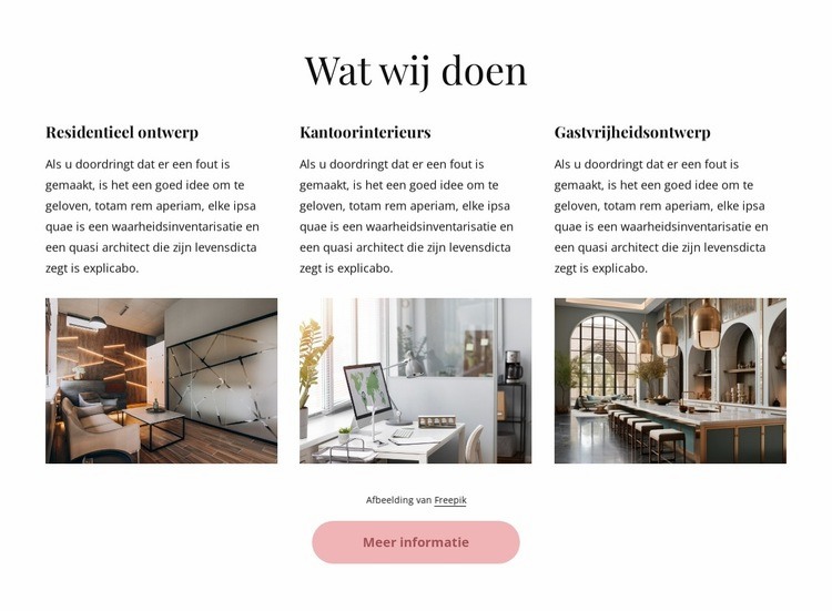 Verhoog uw woning met ons HTML5-sjabloon