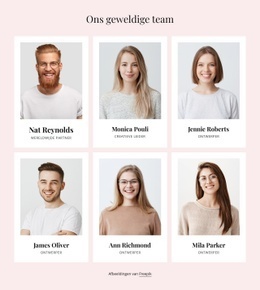 Geweldige Mensen Vormen Geweldige Teams - Gratis Download Websitebouwer