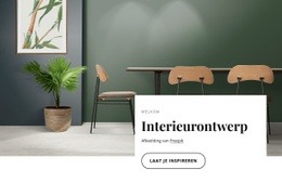 Interieurarchitectuur - Professioneel Websitemodel