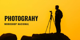 Design De Página HTML Para Oficina Nacional De Fotografia