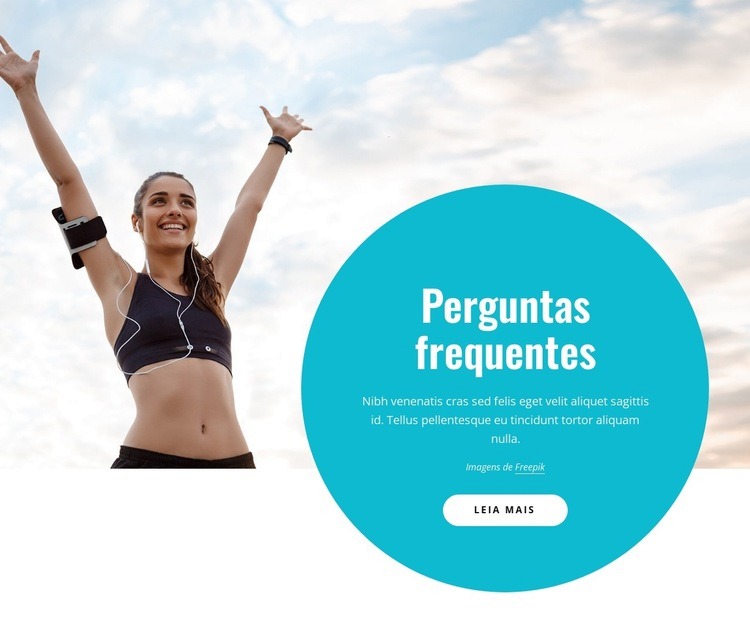 Sociedade em execução Landing Page