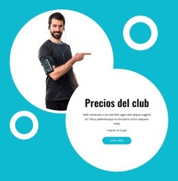 Precios De Clubes Deportivos - HTML Page Maker