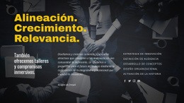 Plantilla HTML5 Más Creativa Para Ofrecemos Talleres Inmersivos