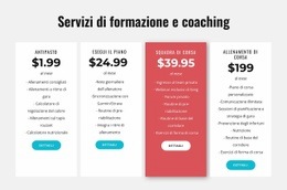 Servizi Di Formazione E Coaching - Modelli Di Siti Web