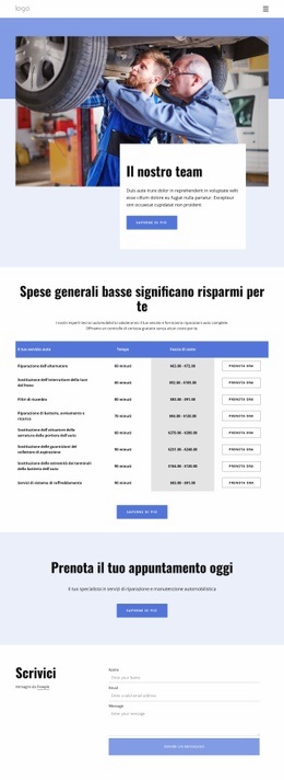 Car Repair Team - Modello Vuoto HTML5