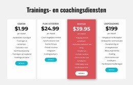 Opleidings- En Coachingsdiensten - Eenvoudige Landingspagina