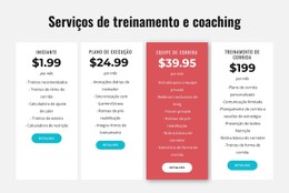 Serviços De Treinamento E Coaching Modelo De Página De Destino