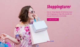 Resa Shoppingturer - Funktionalitet WordPress-Tema