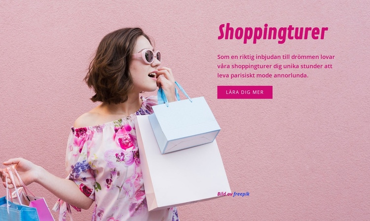 Resa shoppingturer WordPress -tema