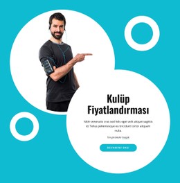 Spor Kulübü Fiyatlandırması HTML5 Ve CSS3 Şablonu