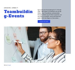 Teambuilding-Events - Kostenlose HTML-Vorlage