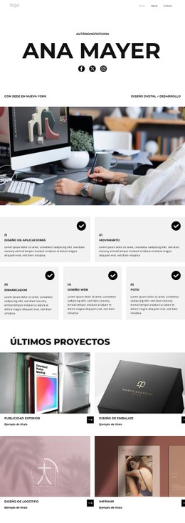 Diseño Con Alma Plantilla CSS