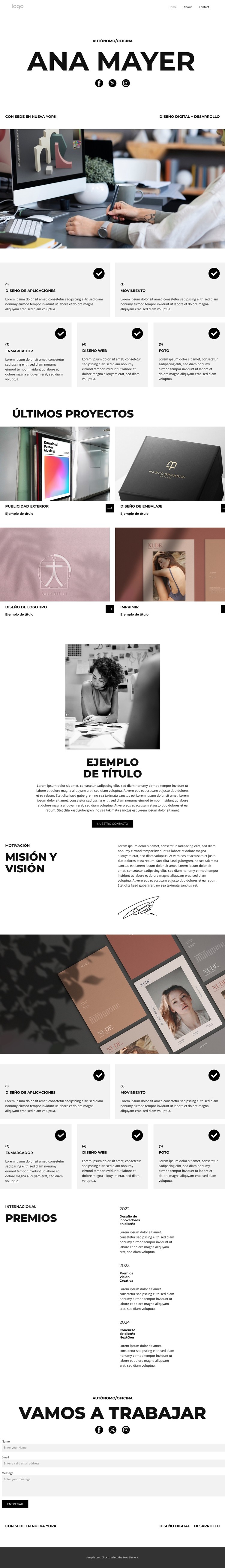 Diseño con alma Plantilla CSS