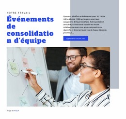 Événements De Consolidation D'Équipe - Conception Réactive