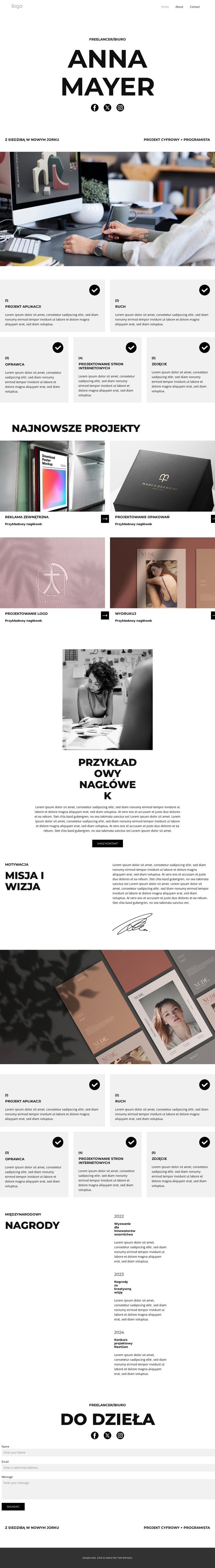 Projekt z duszą Motyw WordPress