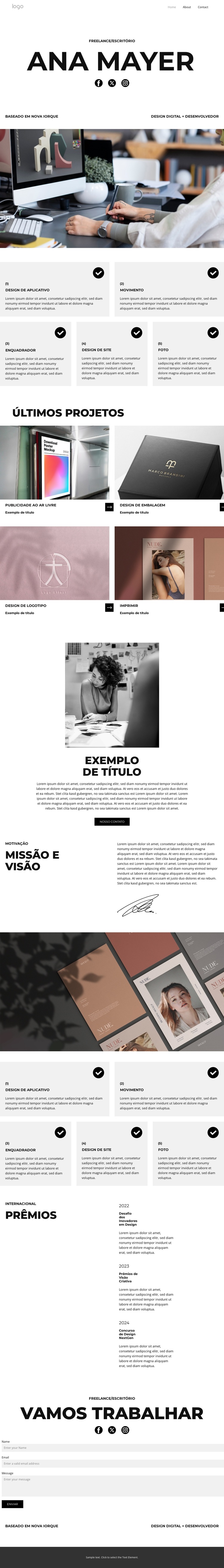 Design com Alma Tema WordPress