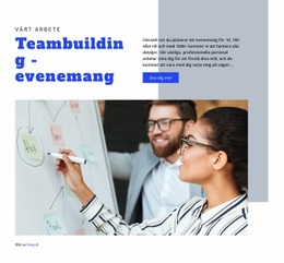 Teambuilding -Evenemang - Gratis HTML-Mall