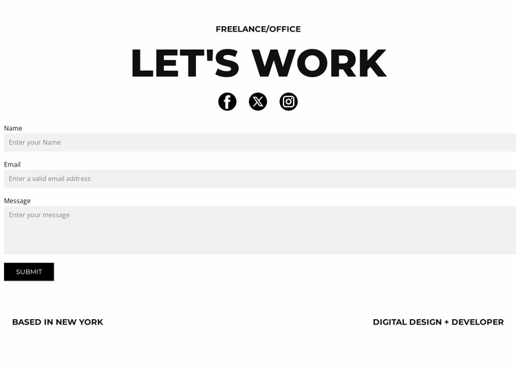 Visual Style Website Template