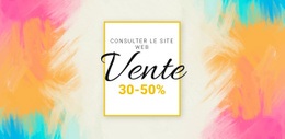 Superbe Conception Web Pour Vérifiez La Grande Vente