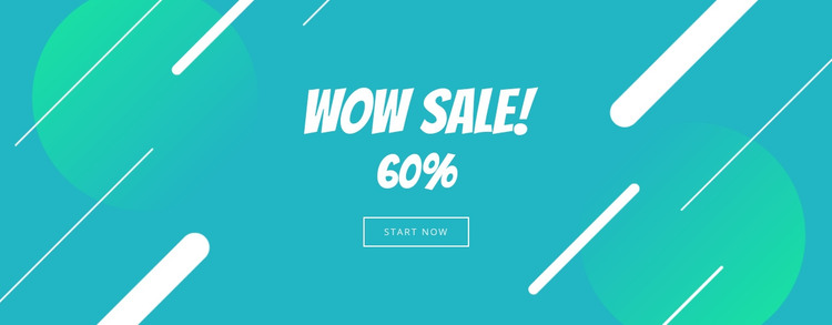 Big sale  Homepage Design