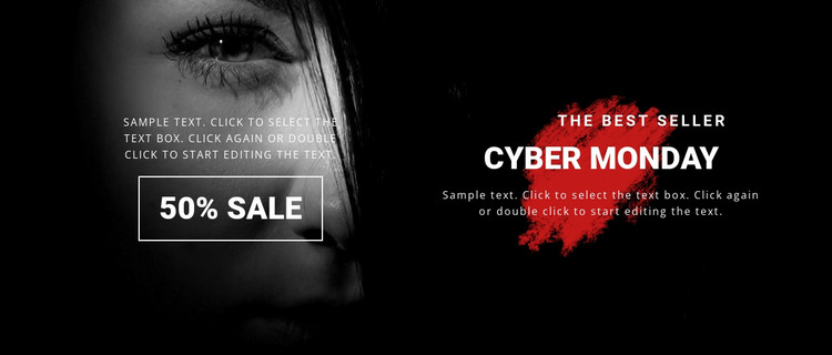 Don't miss the sale HTML Template