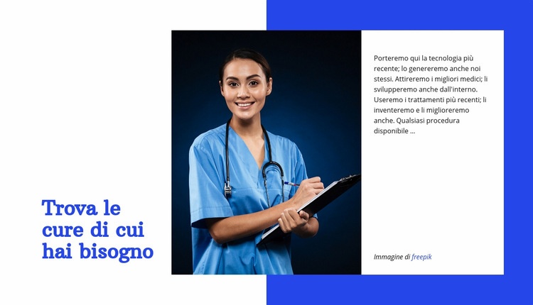 Prevenzione, diagnosi, cura Modello CSS