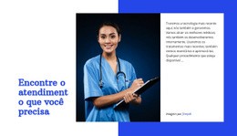 Prevenção, Diagnóstico, Tratamento - Modelo Web Moderno