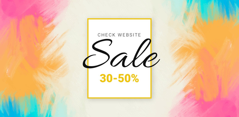 Check the big sale Wix Template Alternative