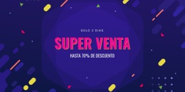 Venta Solo 3 Días - Maqueta Web