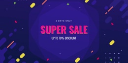 3 Days Only Sale