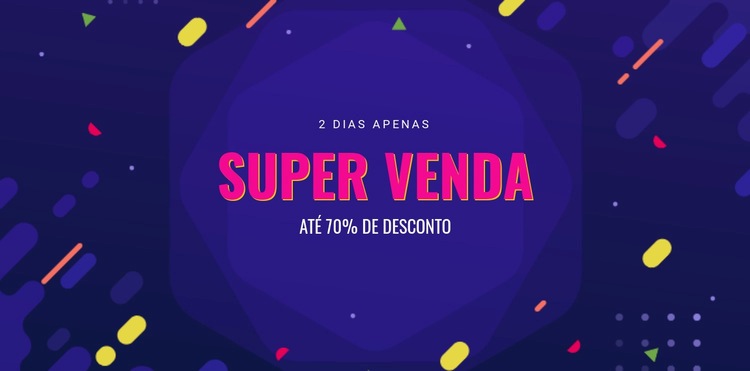 Venda apenas por 3 dias Modelos de construtor de sites