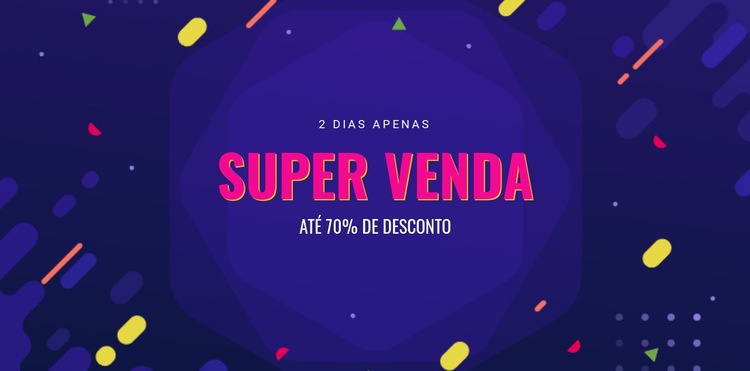 Venda apenas por 3 dias Template CSS