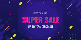 3 Days Only Sale