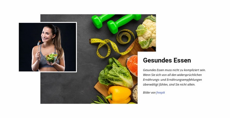 Die Paläo-Diät Website design