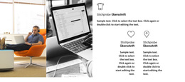 Website-Inspiration Für Moderner Digitaler Arbeitsplatz