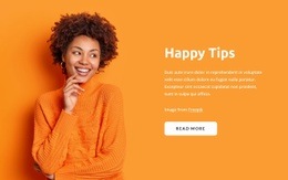 Happy tips - Html Code Example by Nicepage