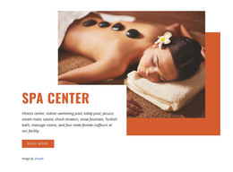 Hot Stone-Massage - HTML-Paginasjabloon