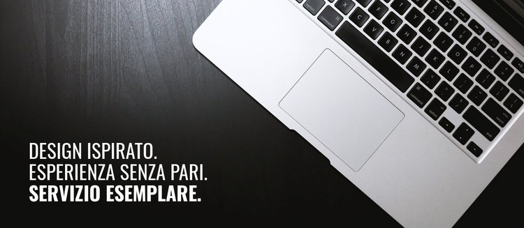 Nuove tendenze nel design Mockup del sito web