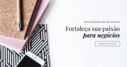 Design De Site Multifuncional Para Fortaleça Sua Paixão Pelos Negócios