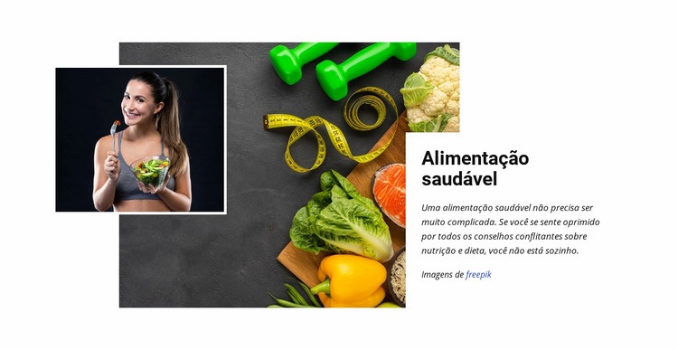 A dieta paleo Design do site