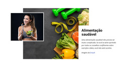 A Dieta Paleo - Modelo De Site Gratuito