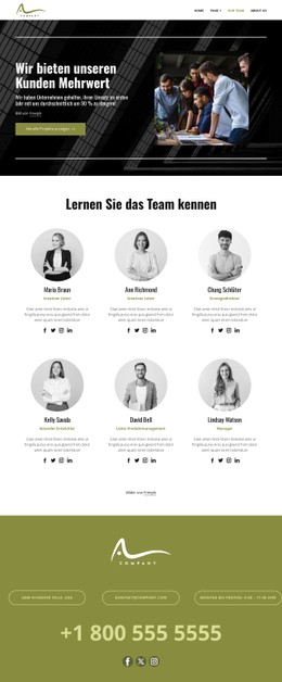 Beratungsteam E-Commerce-Website