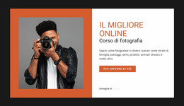 Corso Di Fotografia Online: Modello Joomla Moderno