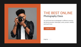Online Photography Class - Modern Joomla Template