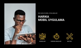 Harika Mobil Uygulama - WordPress Ve WooCommerce Teması