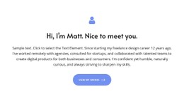 Welcome Text Ecommerce Website