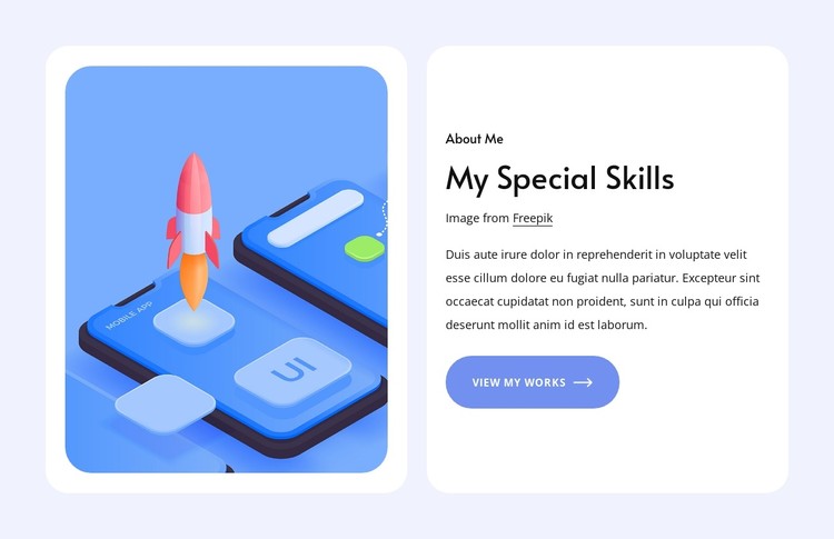 Mt special skills CSS Template