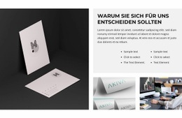 Fotografie Und Webdesign - Anpassbare Vorlage