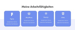 Meine Beruflichen Fähigkeiten - Beste Website-Vorlage